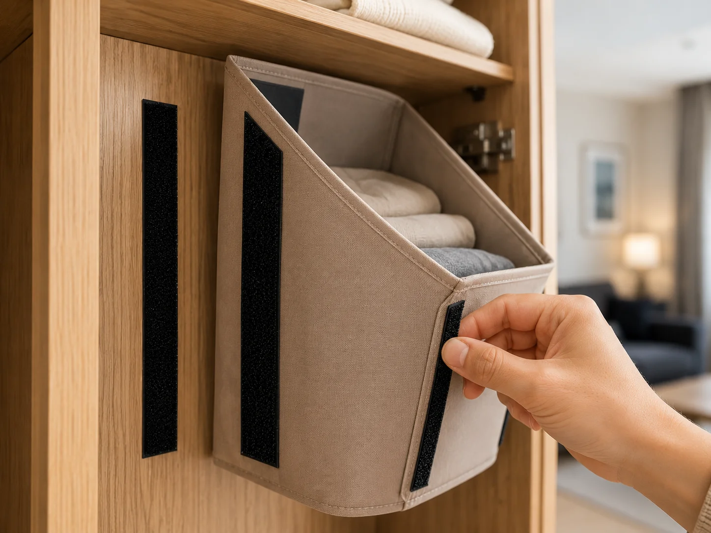 Fixora adhesive hook and loop tape used for consumer products